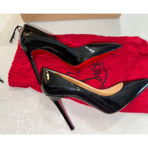 Christian Louboutin Pigalle 100mm Pumps - Picture 3 of 13